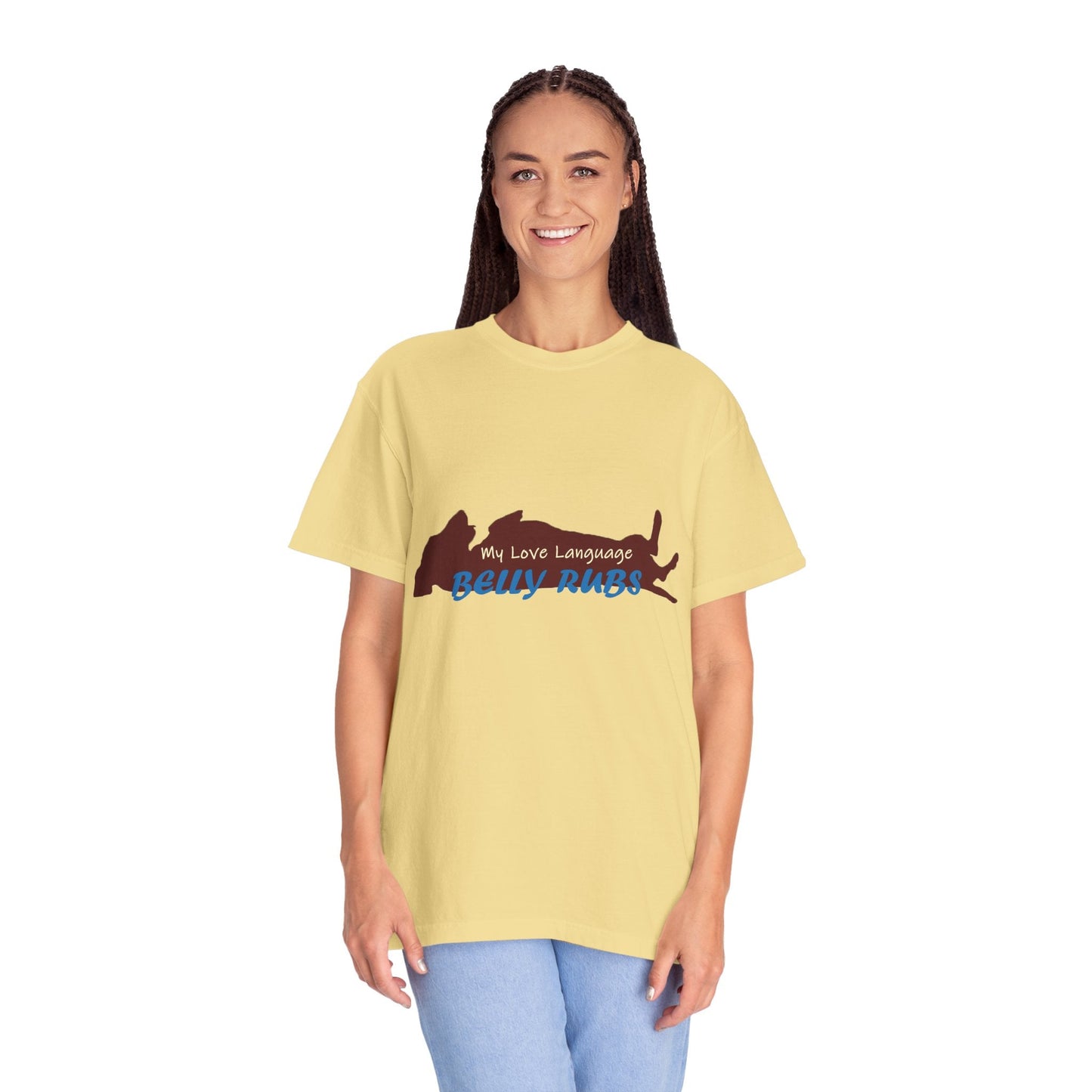 Dachshund Belly Rubs Love Language T-Shirt - Penelope Wigglebum's