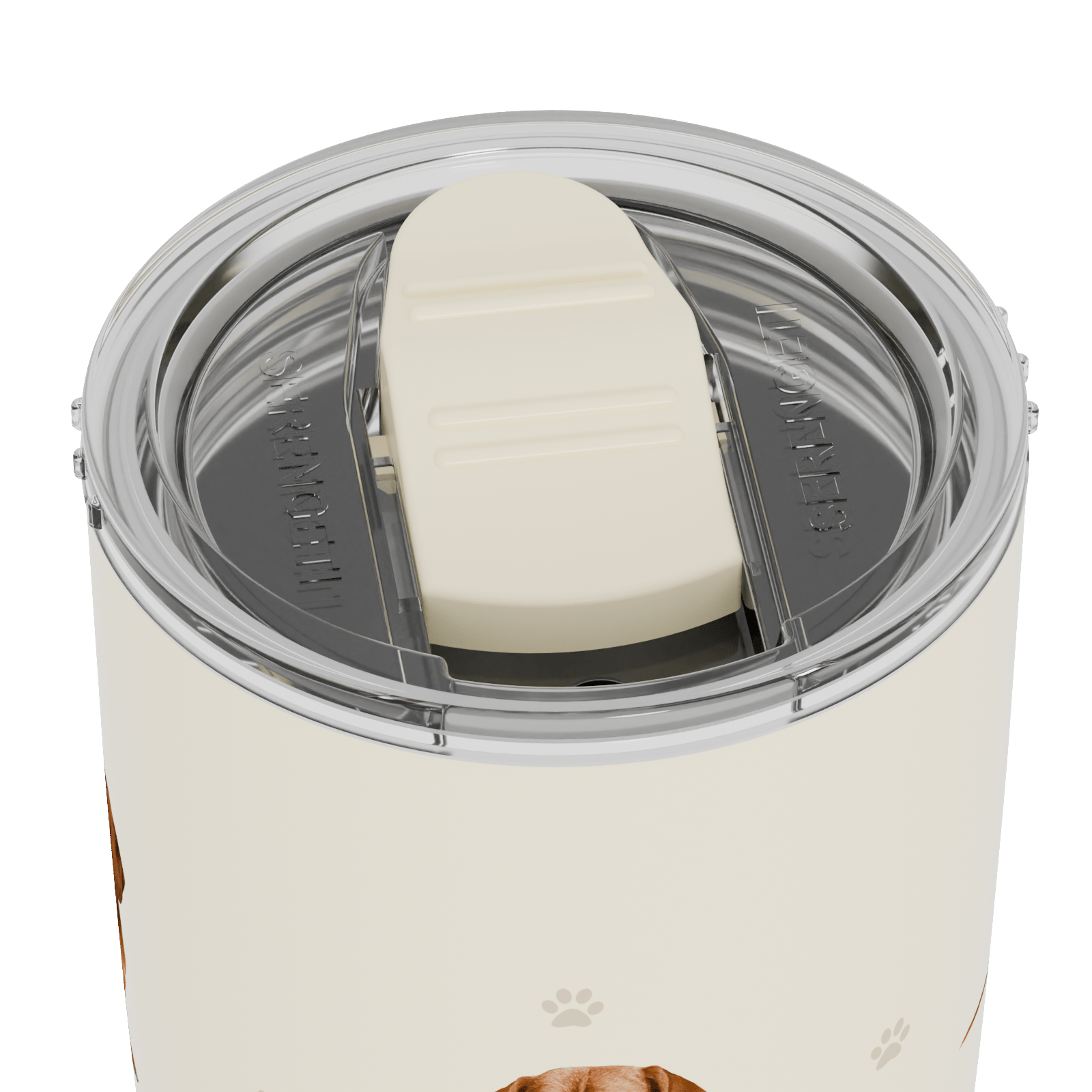 20 Oz 3D Printed - Dachshund Red Tumbler, Leak - Proof Durable - Penelope Wigglebum's