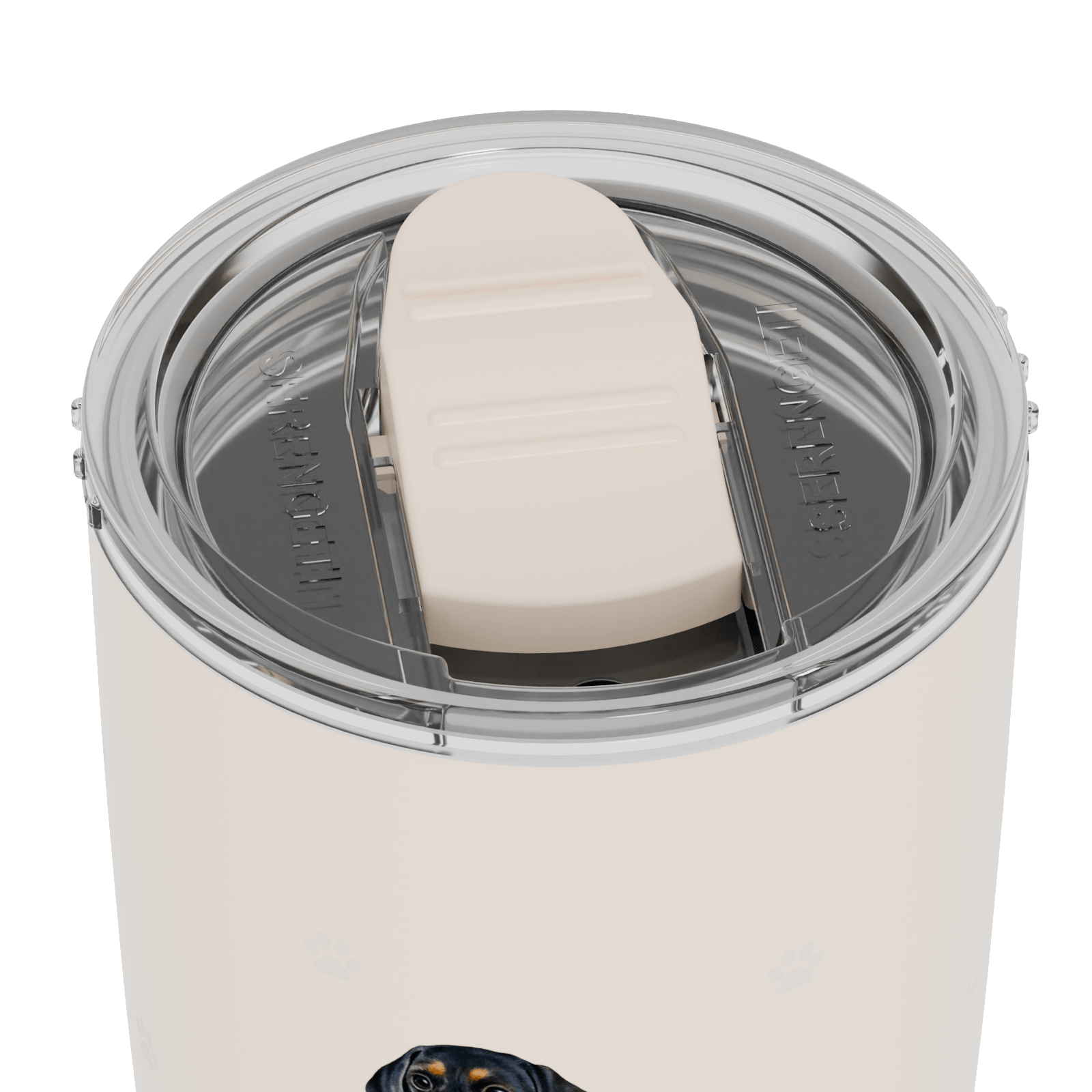 3D Printed - Black Dachshund - Tumbler, Leak - Proof, Durable - Penelope Wigglebum's