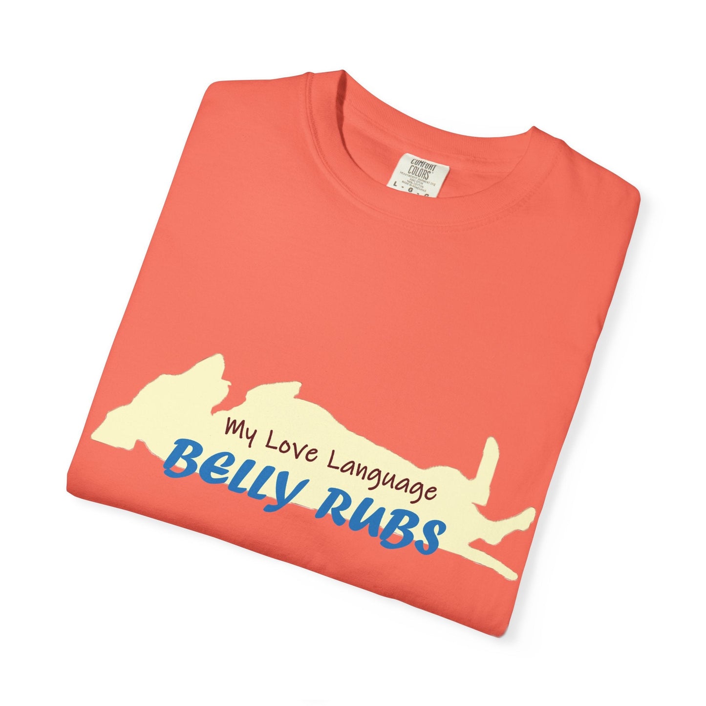Dachshund Belly Rubs Love Language T-Shirt - Penelope Wigglebum's