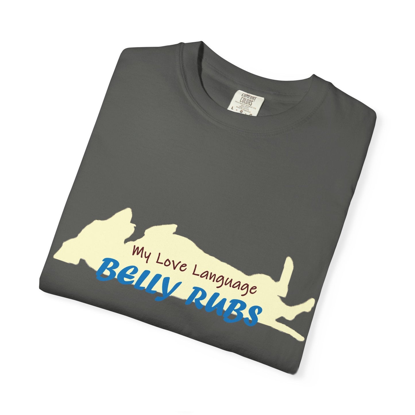 Dachshund Belly Rubs Love Language T-Shirt - Penelope Wigglebum's