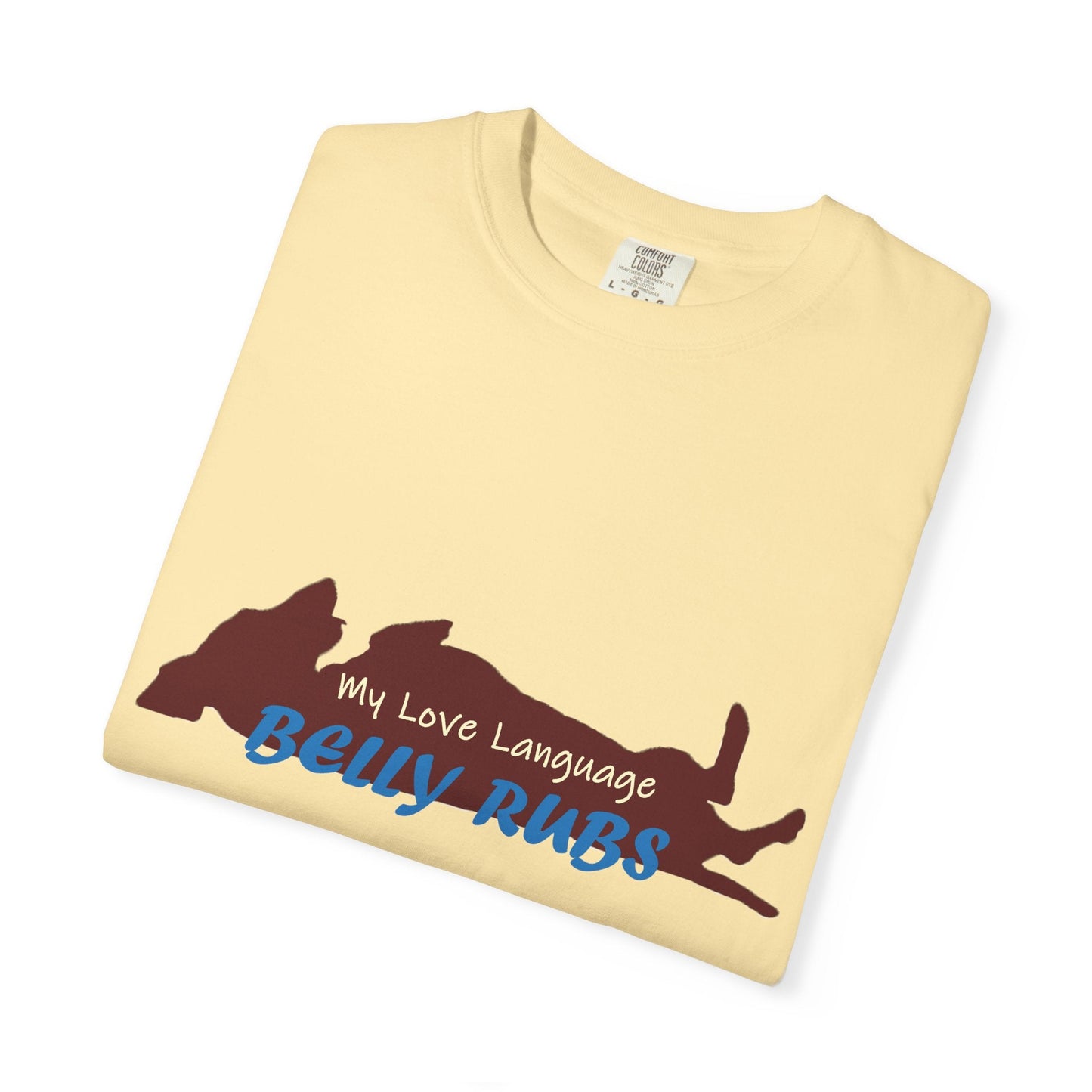 Dachshund Belly Rubs Love Language T-Shirt - Penelope Wigglebum's