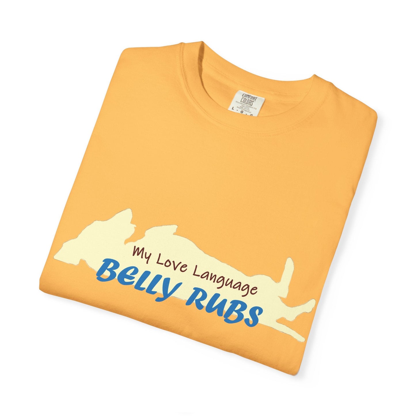 Dachshund Belly Rubs Love Language T-Shirt - Penelope Wigglebum's