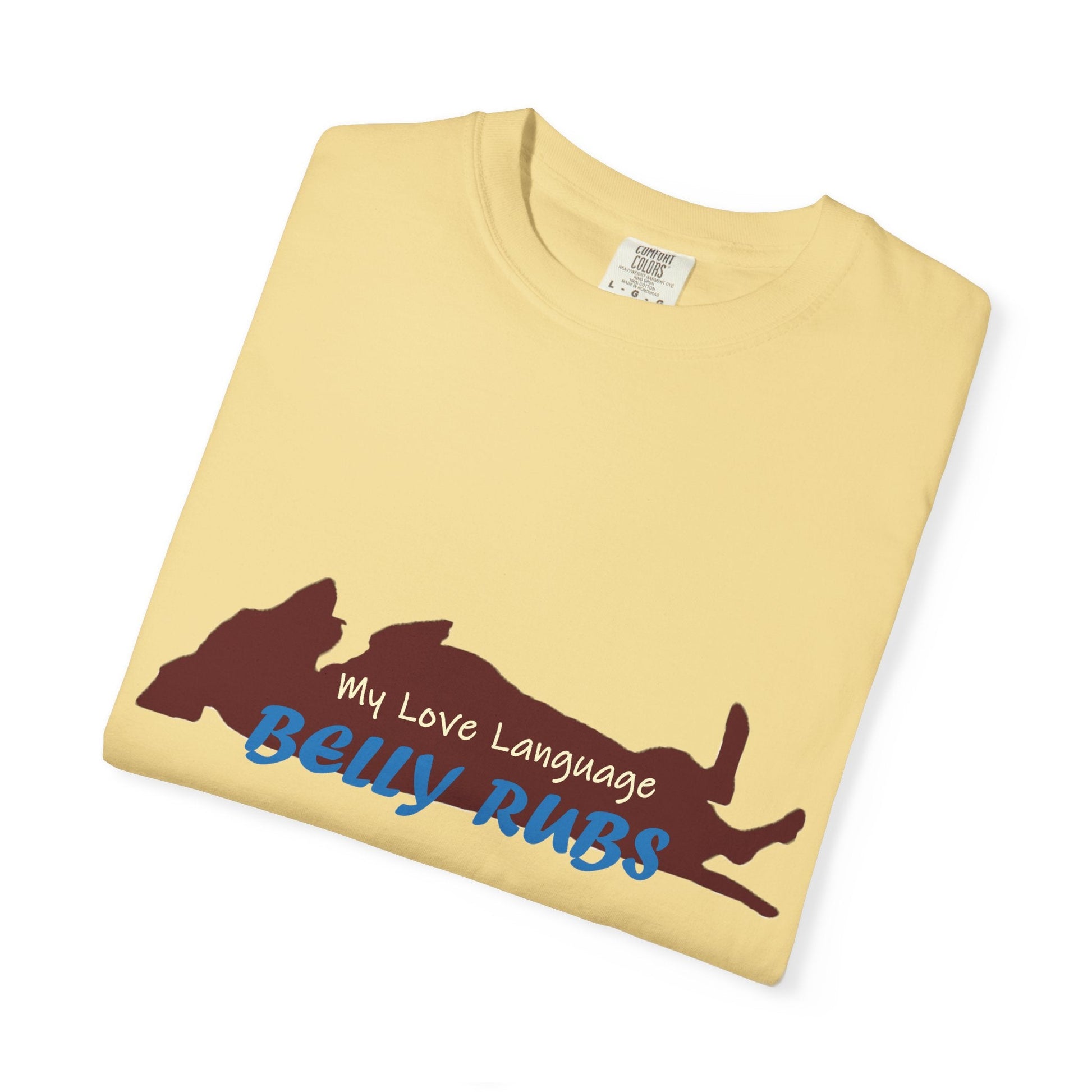 Dachshund Belly Rubs Love Language T-Shirt - Penelope Wigglebum's