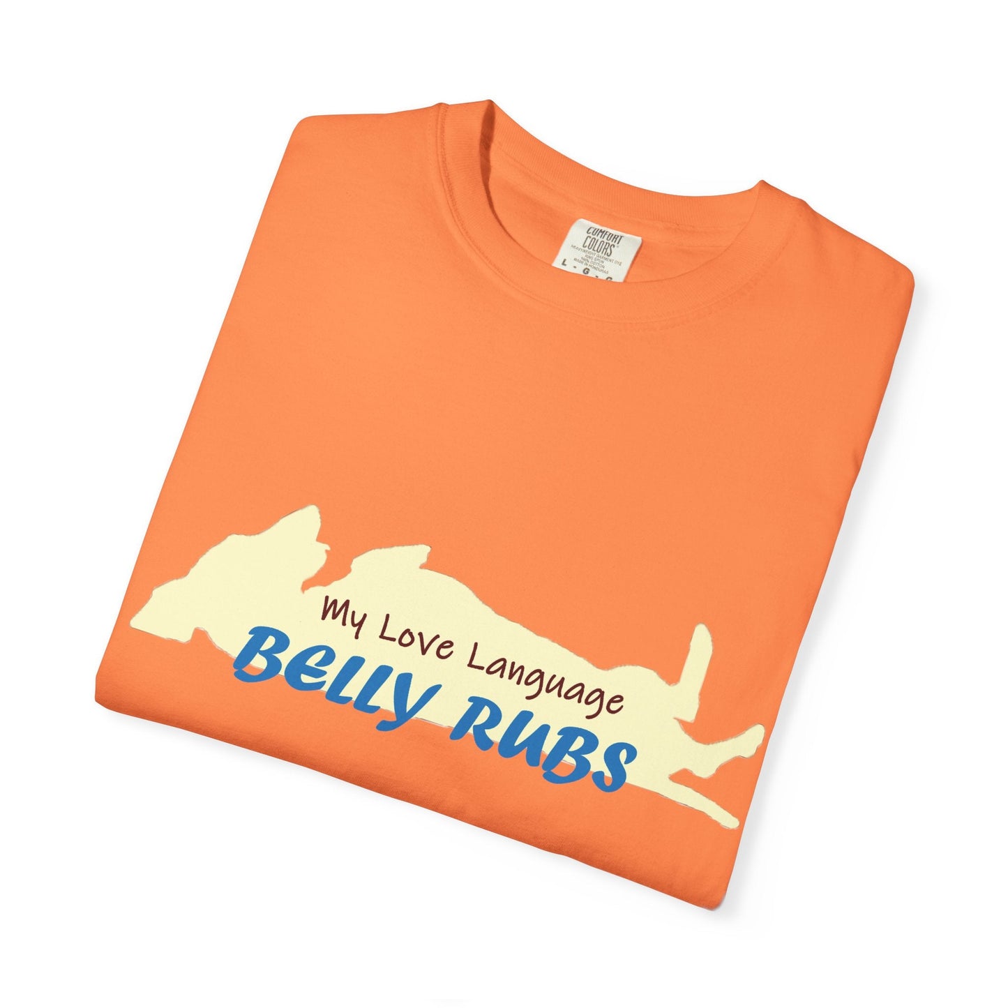 Dachshund Belly Rubs Love Language T-Shirt - Penelope Wigglebum's