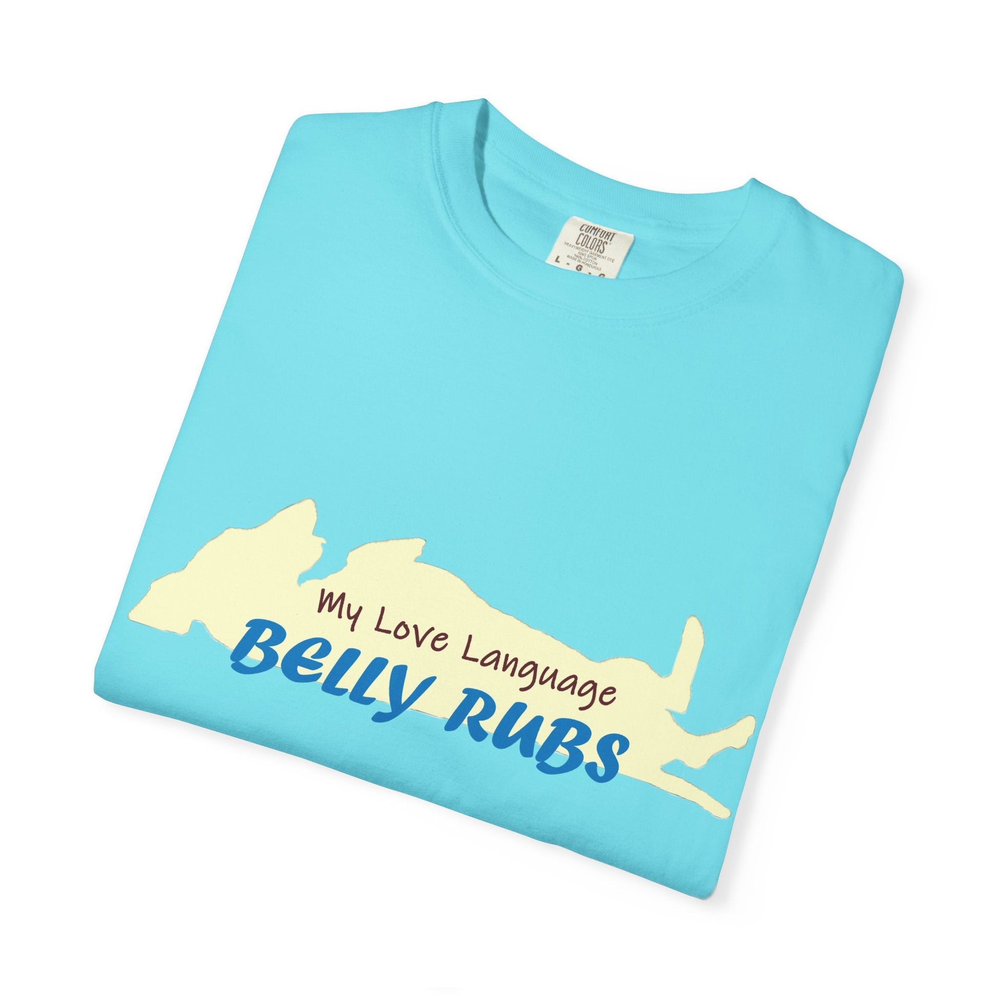 Dachshund Belly Rubs Love Language T-Shirt - Penelope Wigglebum's