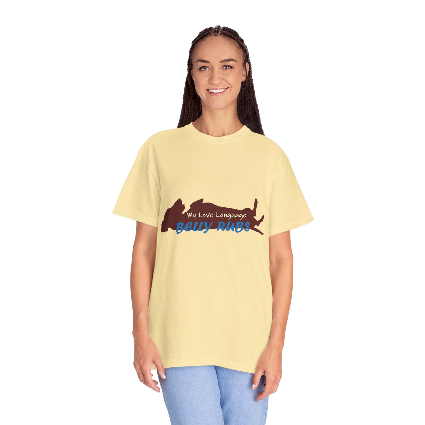 Dachshund Belly Rubs Love Language T-Shirt - Penelope Wigglebum's