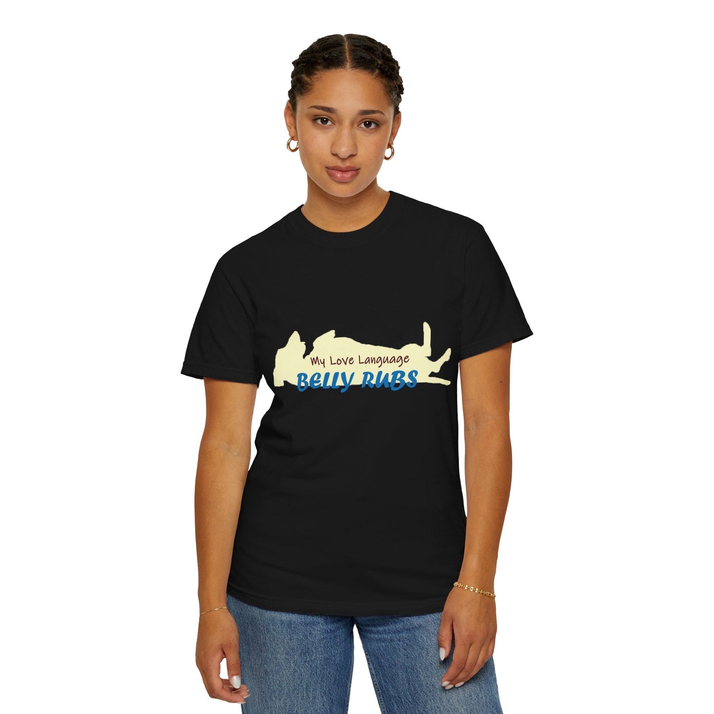 Dachshund Belly Rubs Love Language T-Shirt - Penelope Wigglebum's