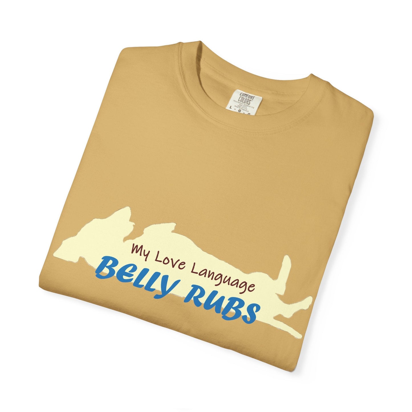 Dachshund Belly Rubs Love Language T-Shirt - Penelope Wigglebum's