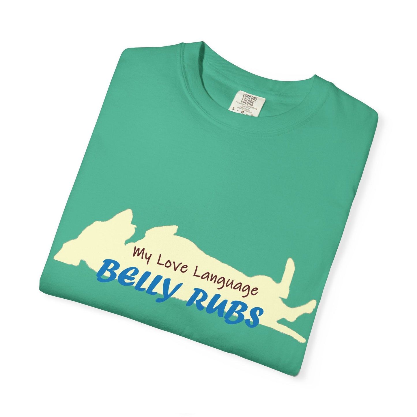 Dachshund Belly Rubs Love Language T-Shirt - Penelope Wigglebum's