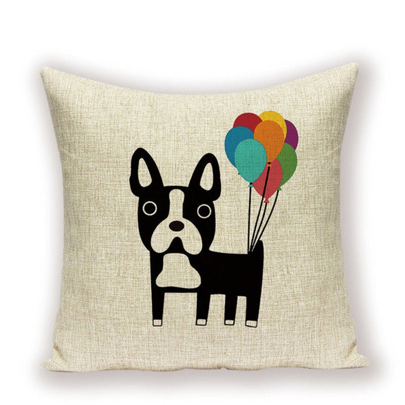 Cute Dachshund Cushion Cover - Wiener Dog Pillow for Dog Decor - Penelope Wigglebum's