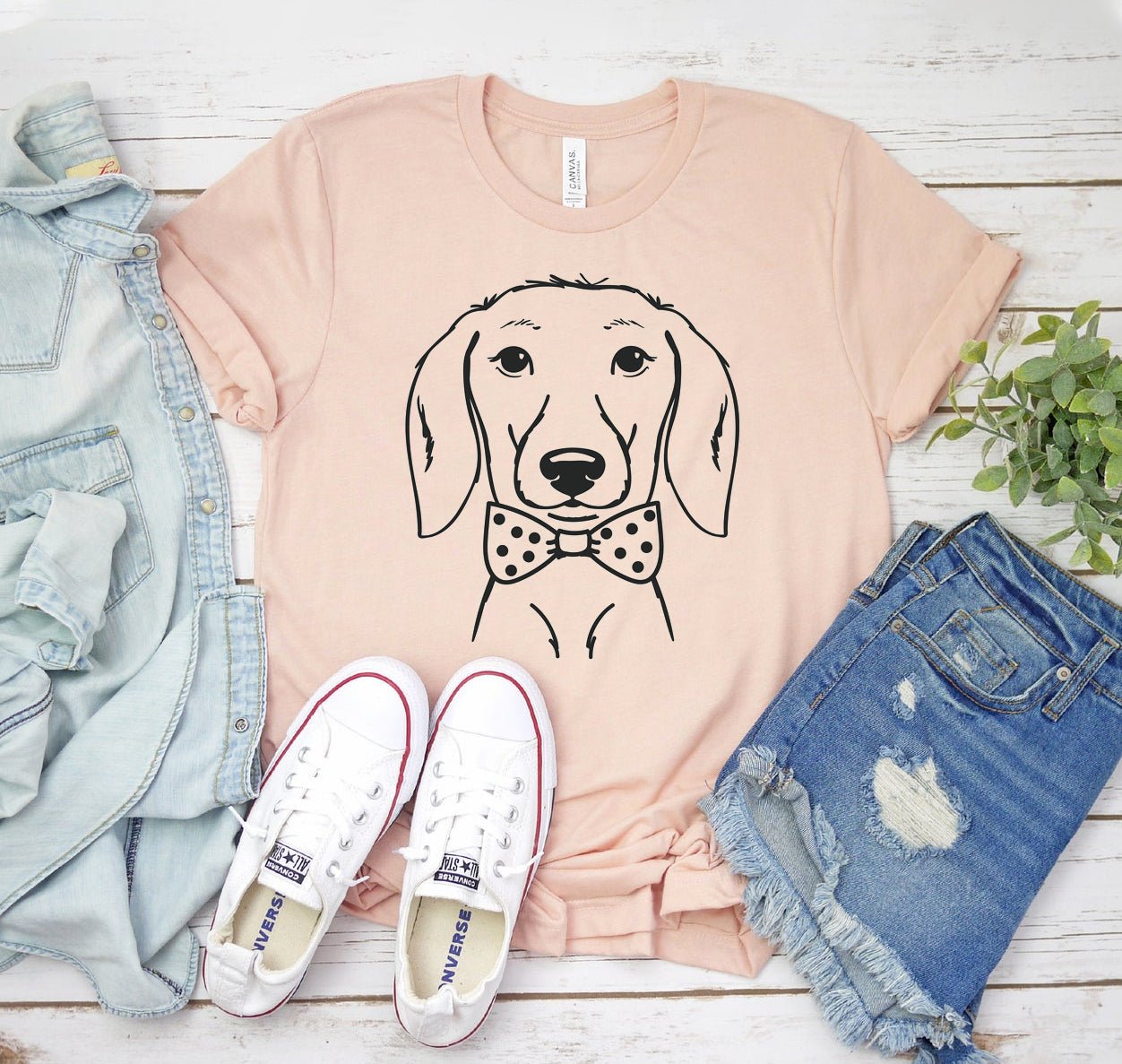 Dachshund T-shirt: Dog Lover Apparel - Penelope Wigglebum's