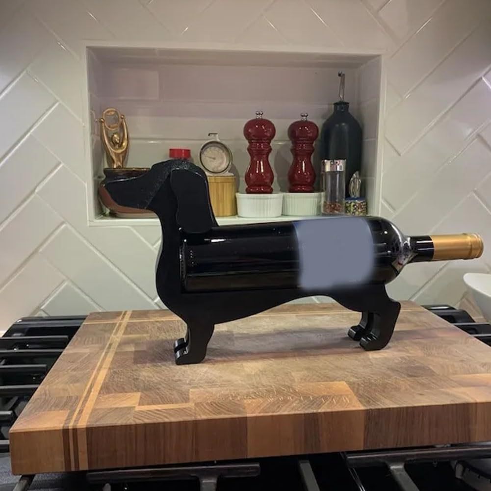 Dachshund Wine Bottle Holder: Kitchen Gadgets - Penelope Wigglebum's