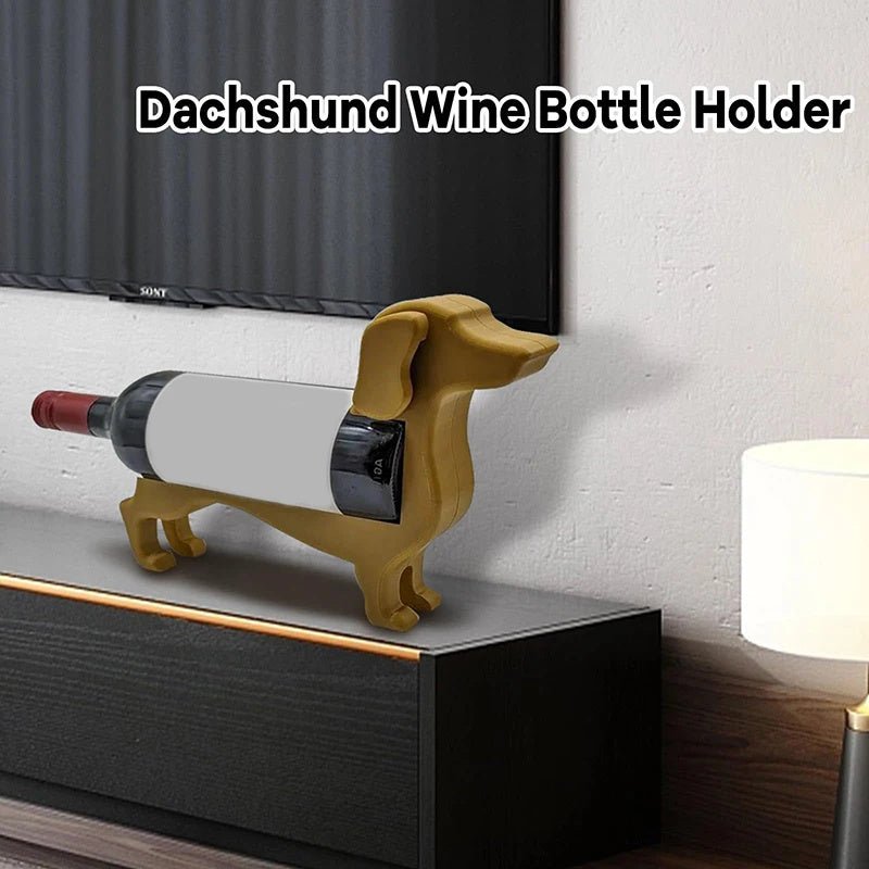 Dachshund Wine Bottle Holder: Kitchen Gadgets - Penelope Wigglebum's