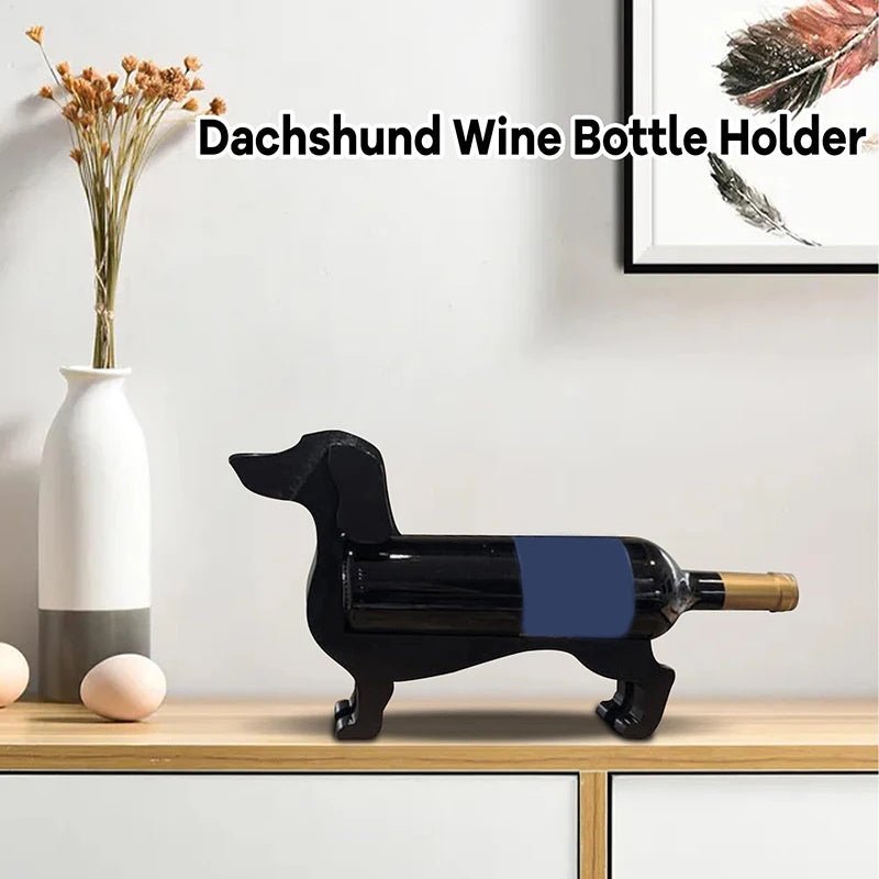 Dachshund Wine Bottle Holder: Kitchen Gadgets - Penelope Wigglebum's