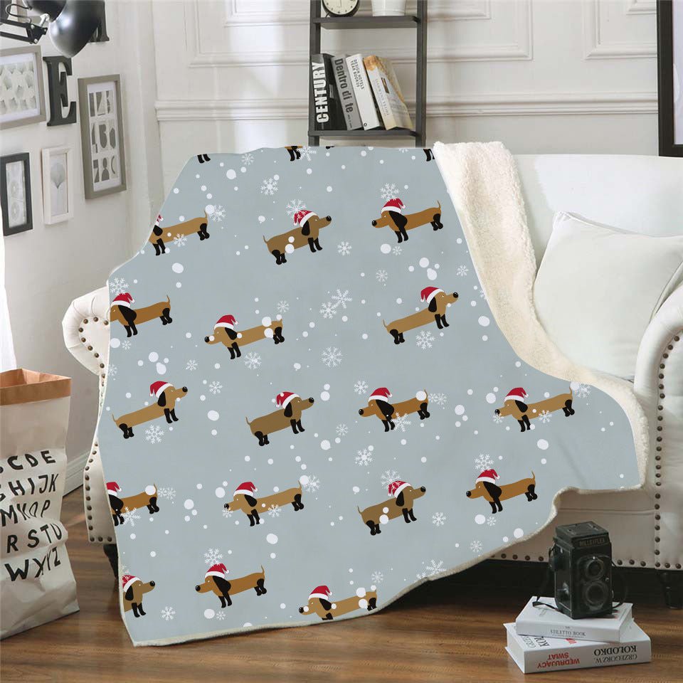Digital Printed Blanket Nap Blanket Air Conditioning Blanket Lazy Blanket Dachshund Series - Penelope Wigglebum's