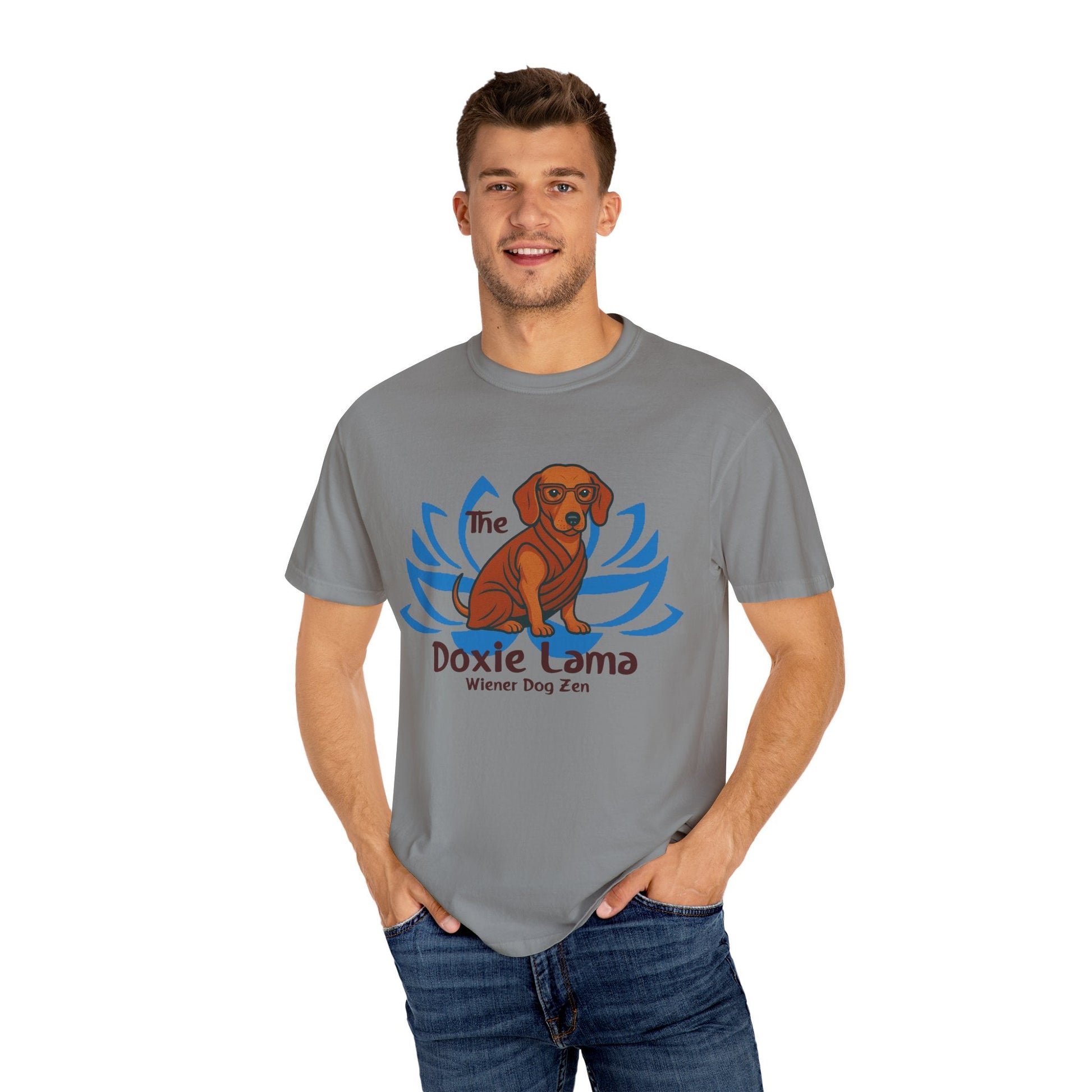 Doxie Lama T-shirt for Dachshund Lovers - Penelope Wigglebum's