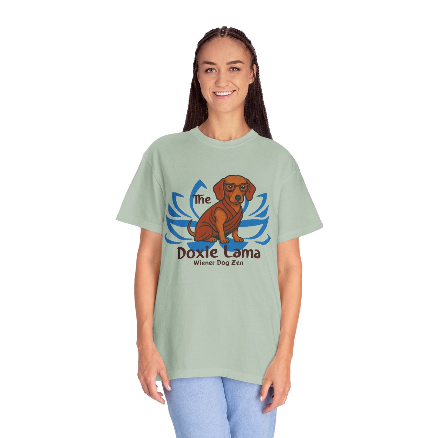 Doxie Lama T-shirt for Dachshund Lovers - Penelope Wigglebum's