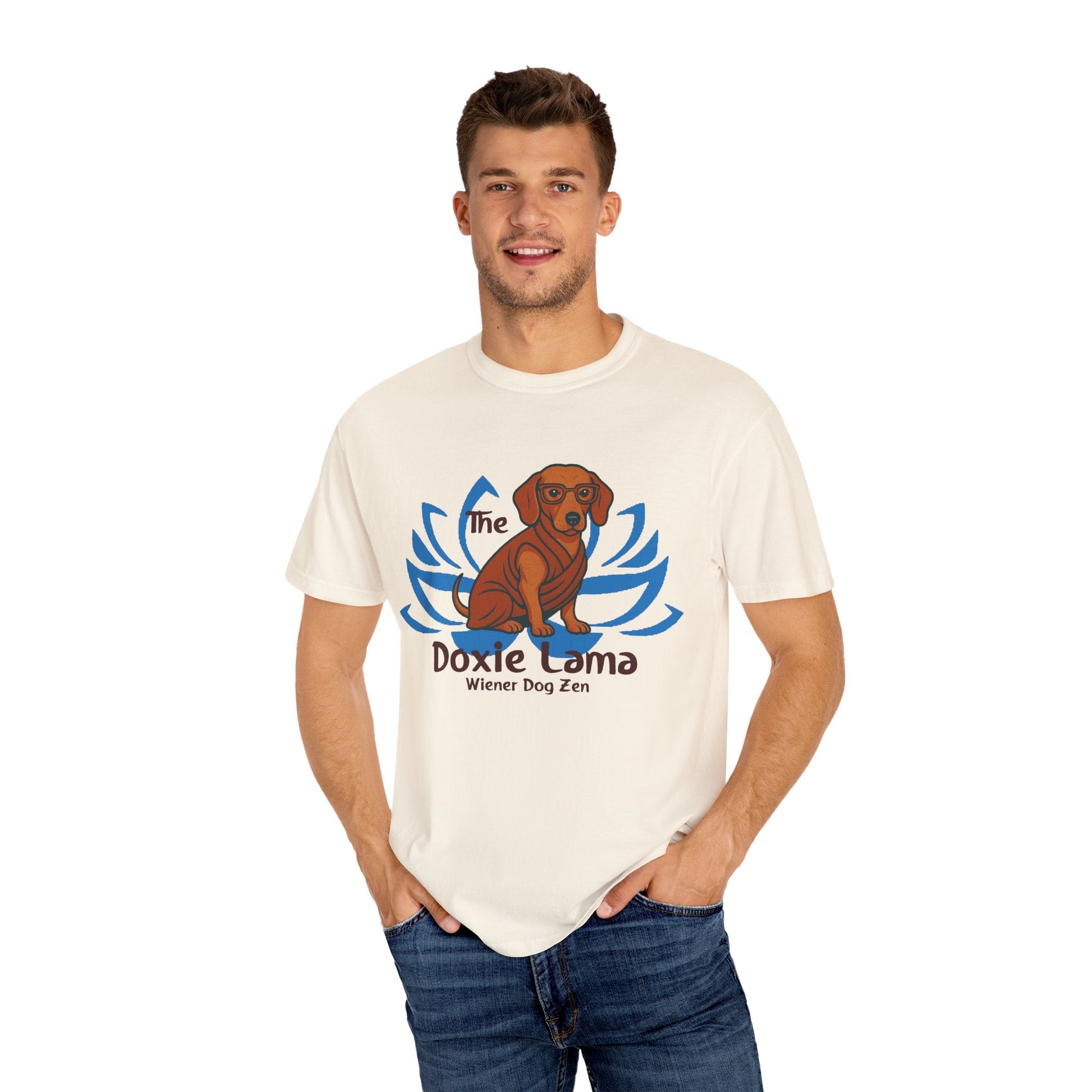 Doxie Lama T-shirt for Dachshund Lovers - Penelope Wigglebum's