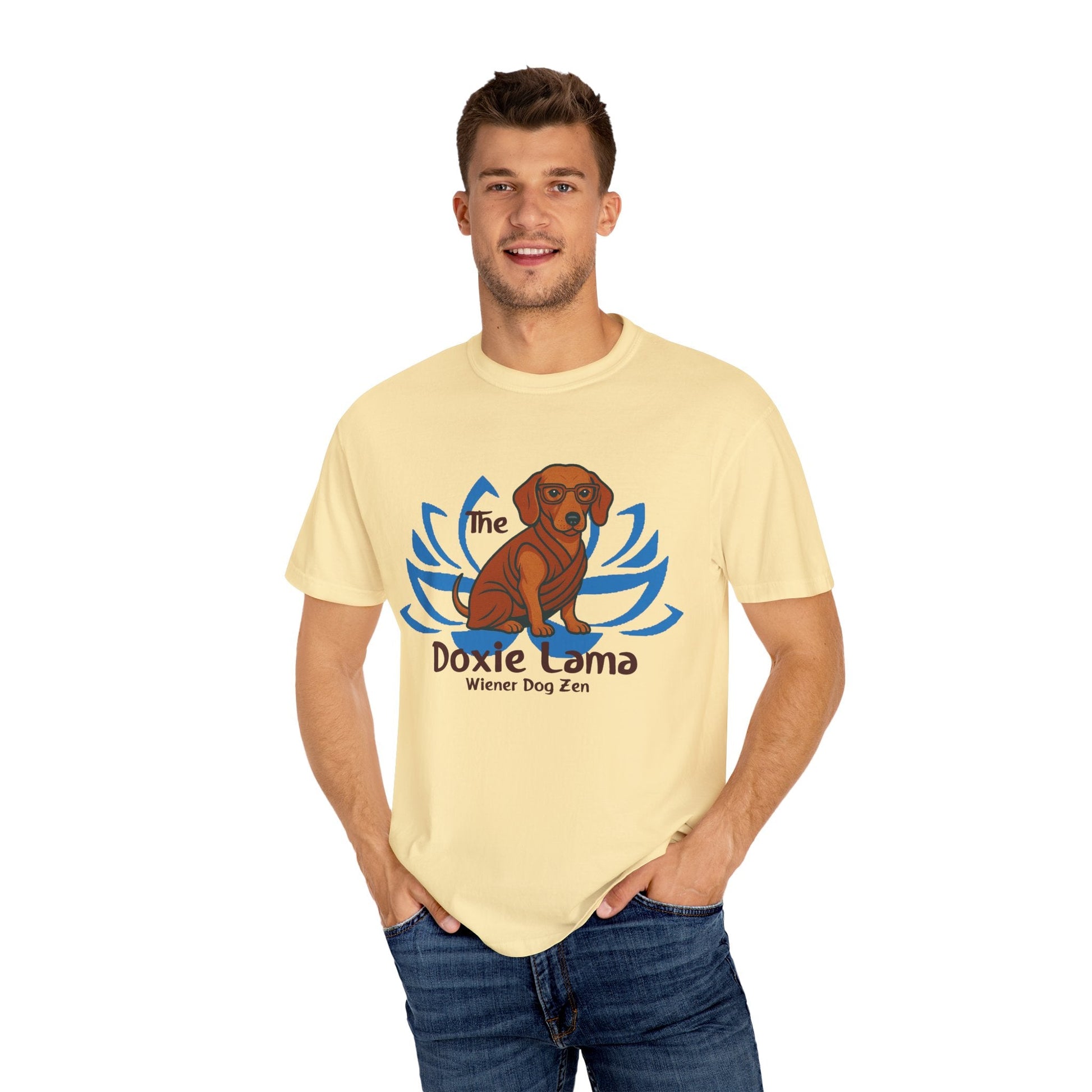 Doxie Lama T-shirt for Dachshund Lovers - Penelope Wigglebum's