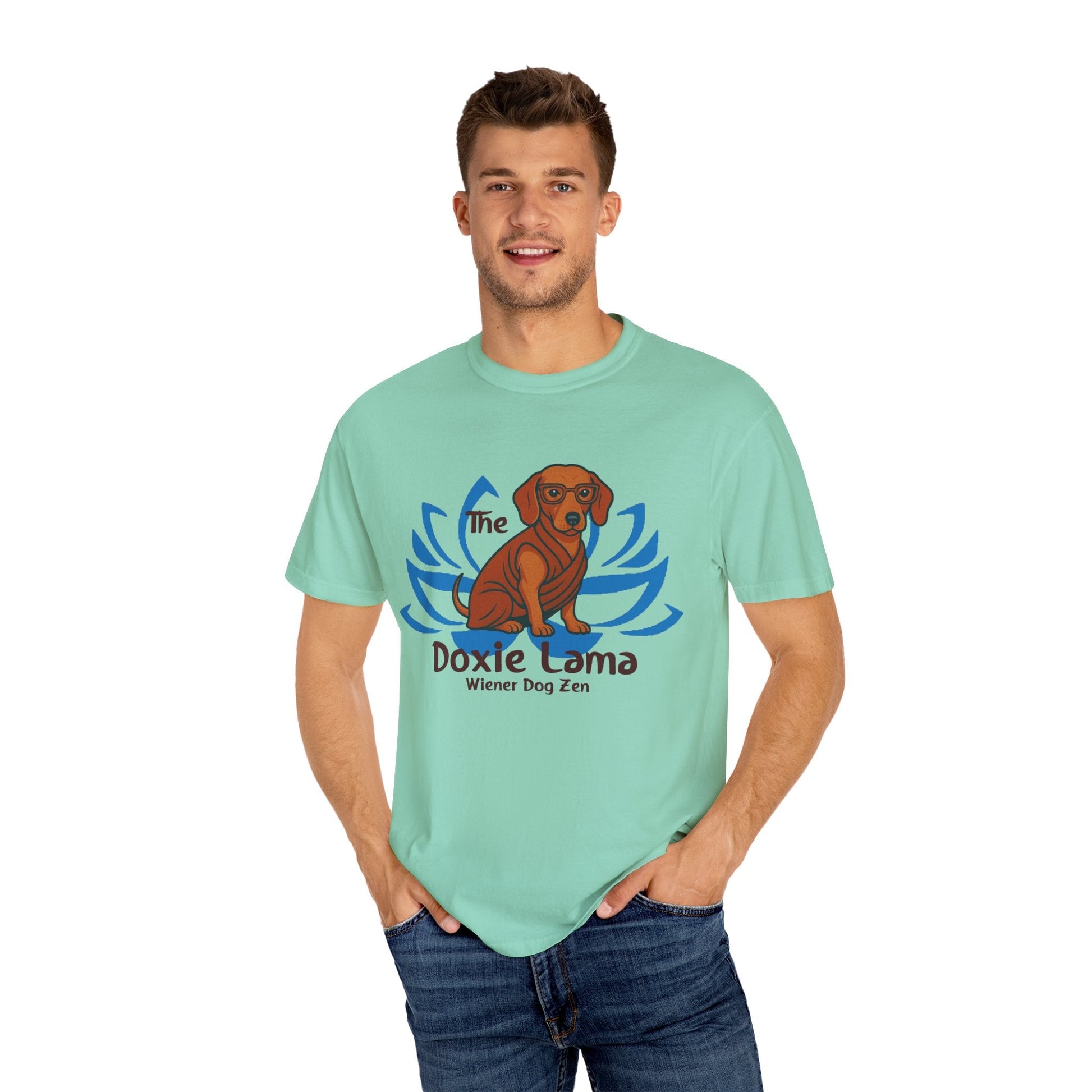 Doxie Lama T-shirt for Dachshund Lovers - Penelope Wigglebum's
