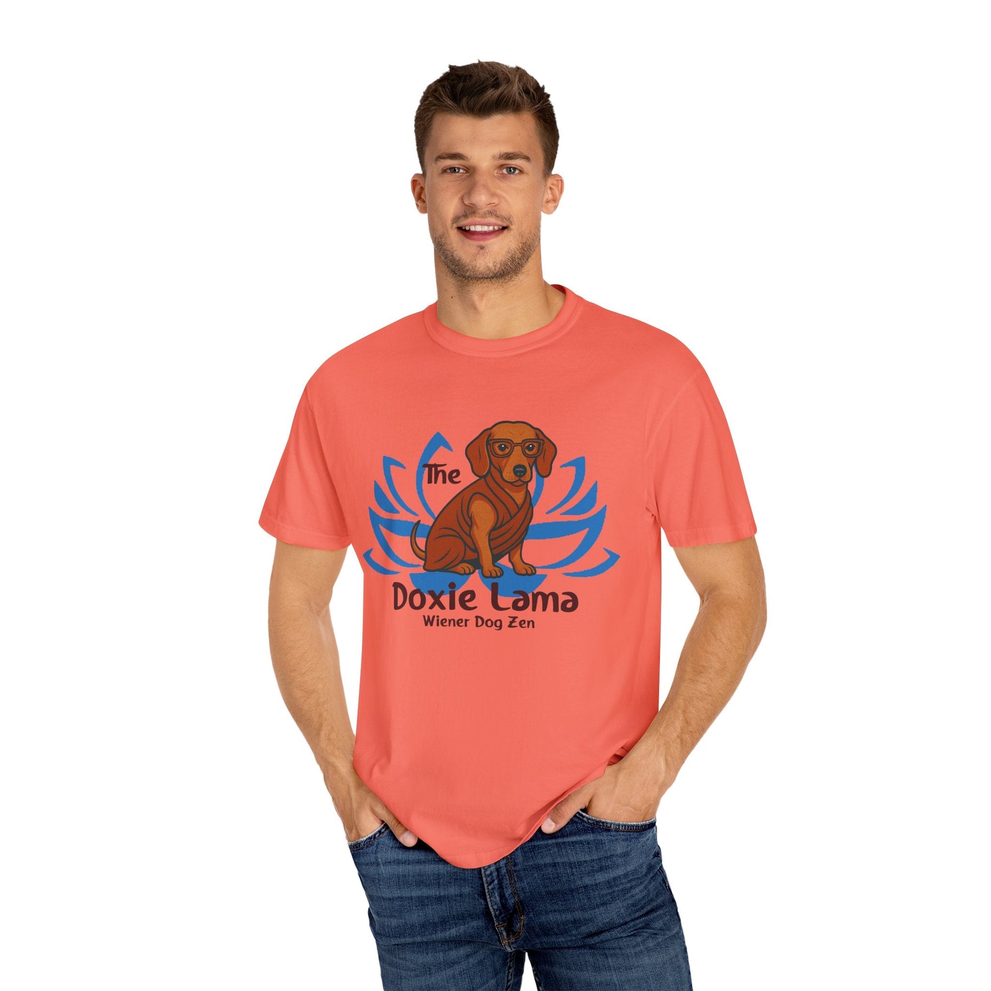 Doxie Lama T-shirt for Dachshund Lovers - Penelope Wigglebum's