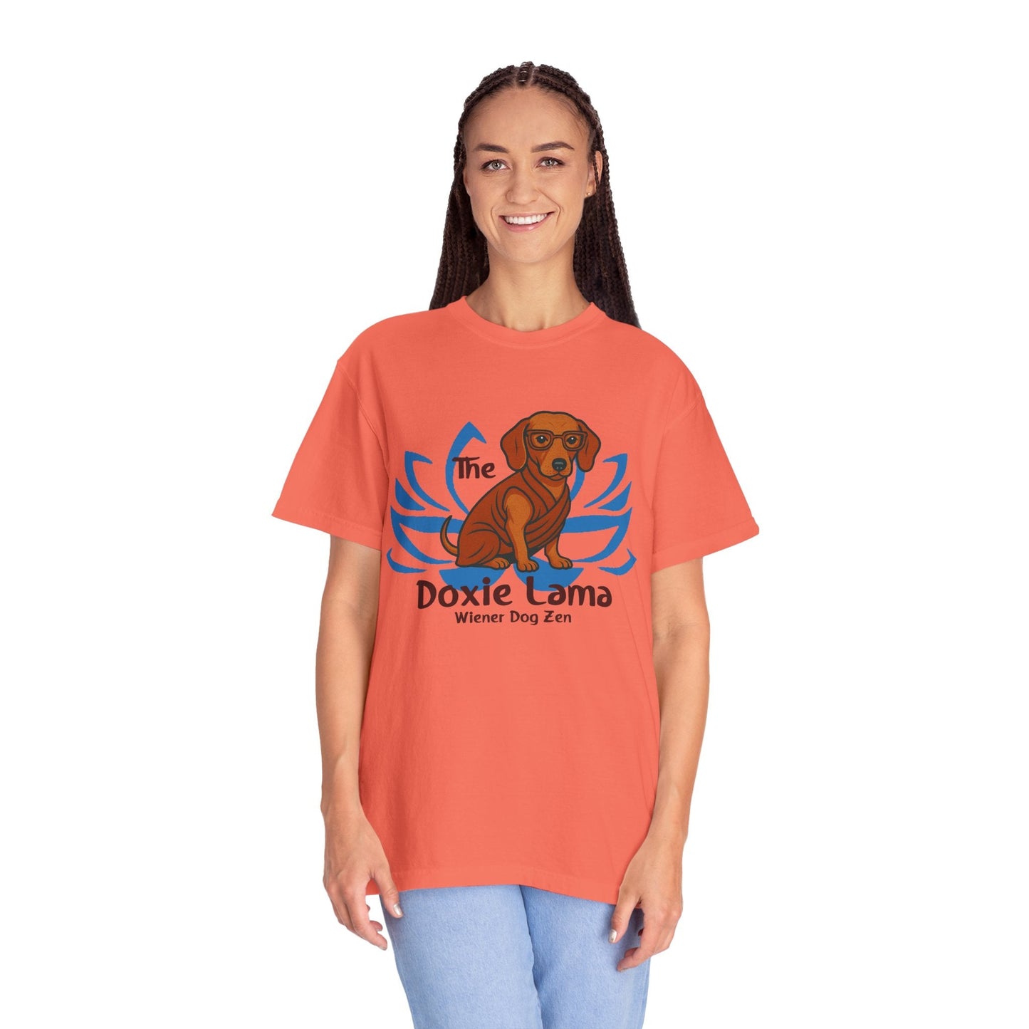 Doxie Lama T-shirt for Dachshund Lovers - Penelope Wigglebum's