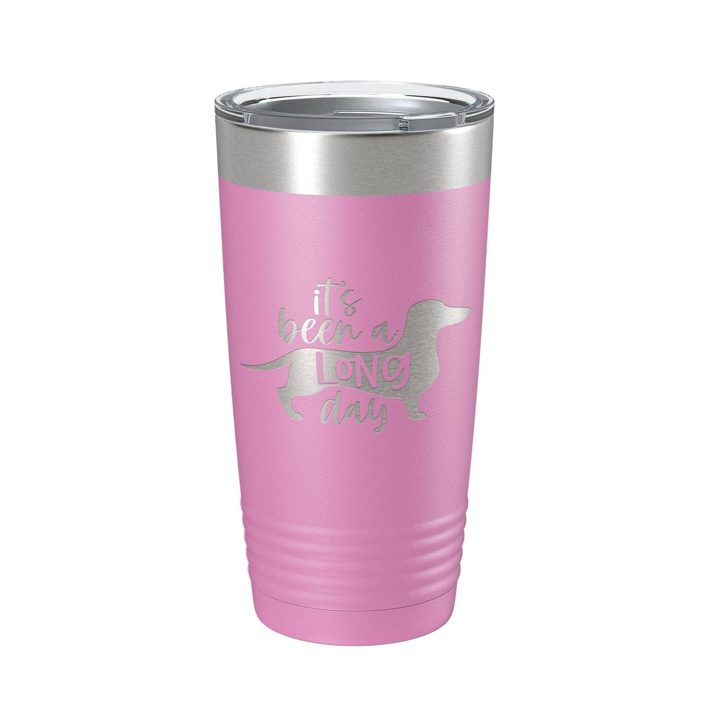 It's Been A Long Day Dachshund Insulated Laser Engraved Coffee Cup - Penelope Wigglebum's