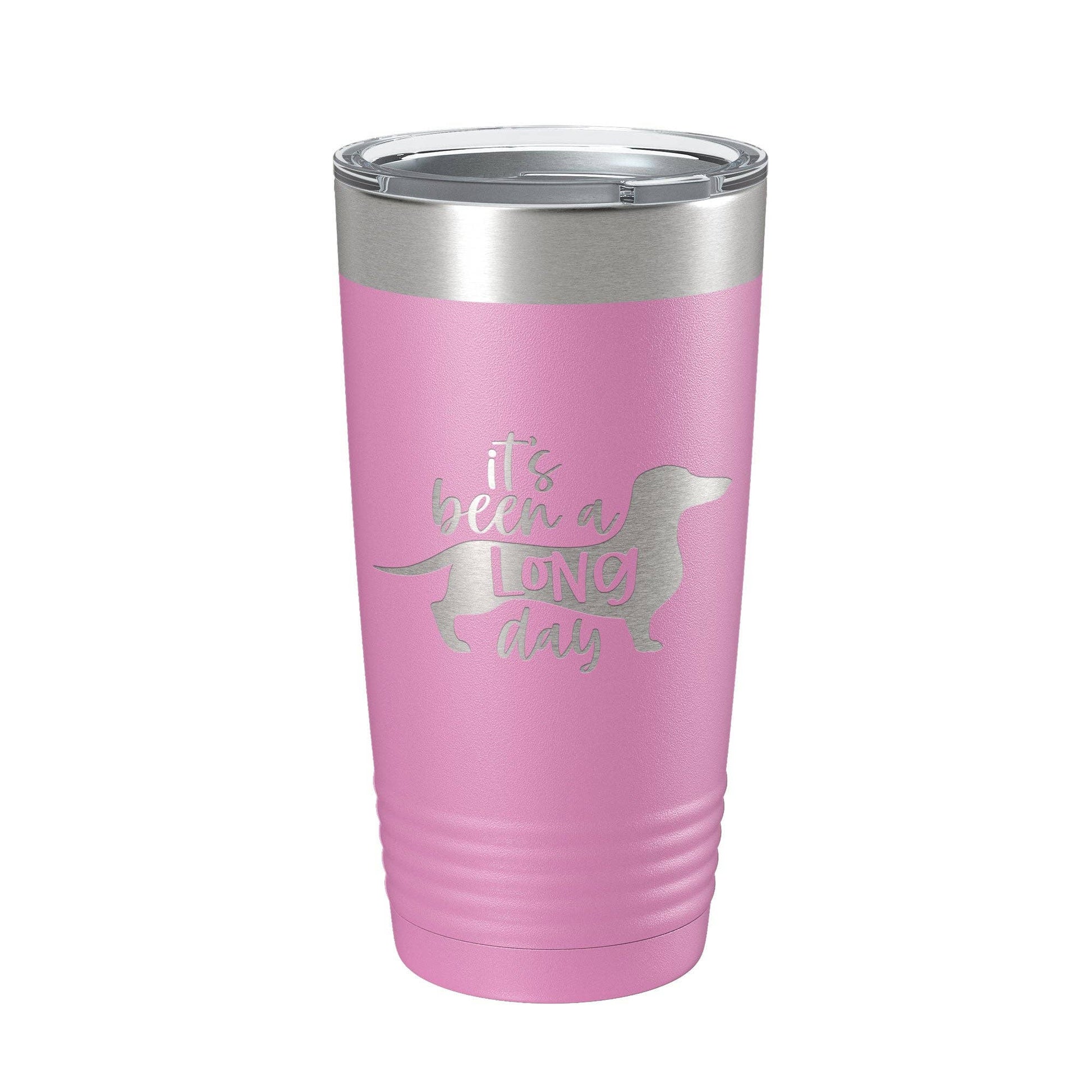 It's Been A Long Day Dachshund Insulated Laser Engraved Coffee Cup - Penelope Wigglebum's