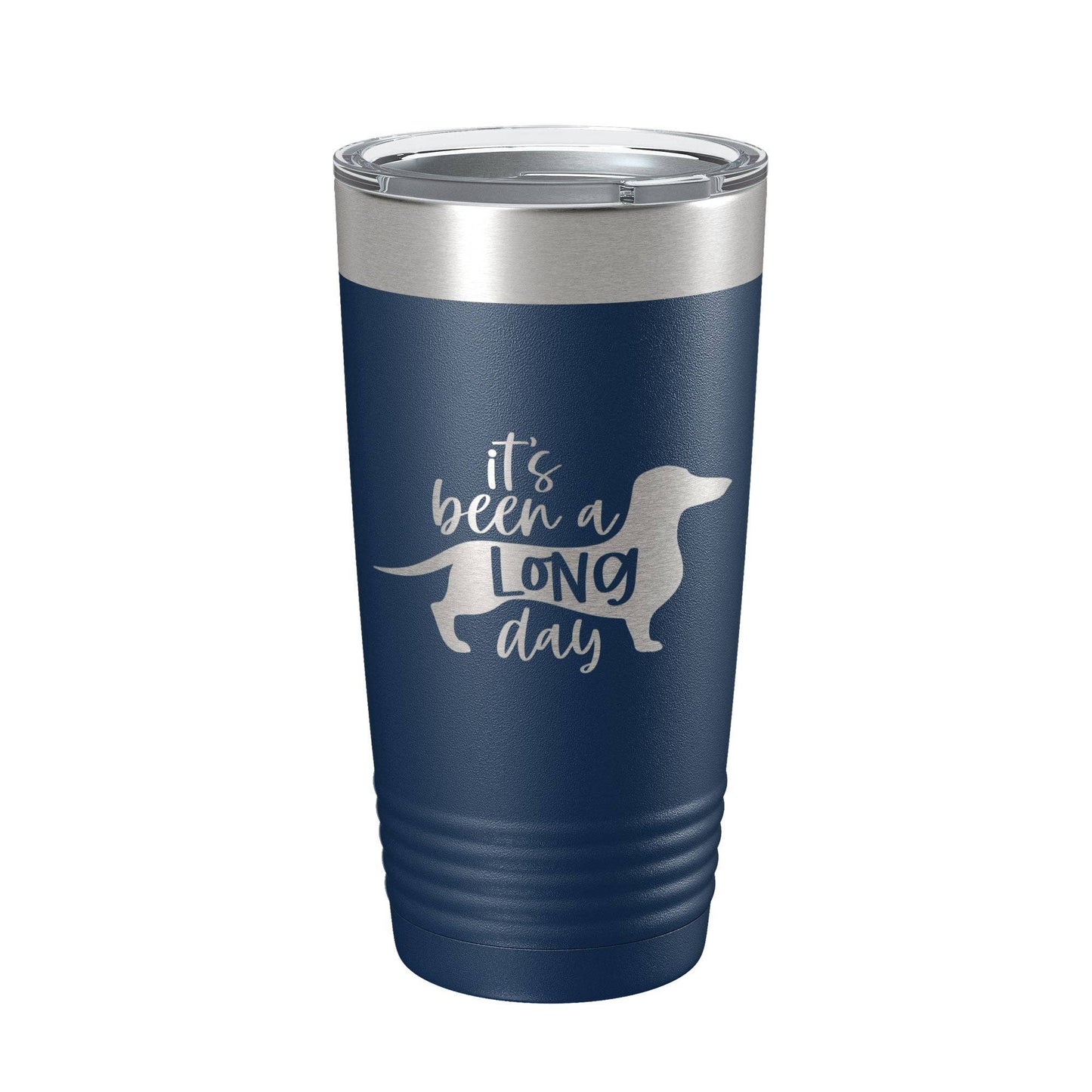 It's Been A Long Day Tumbler Dachshund Travel Mug - Insulated Laser Engraved - Penelope Wigglebum's
