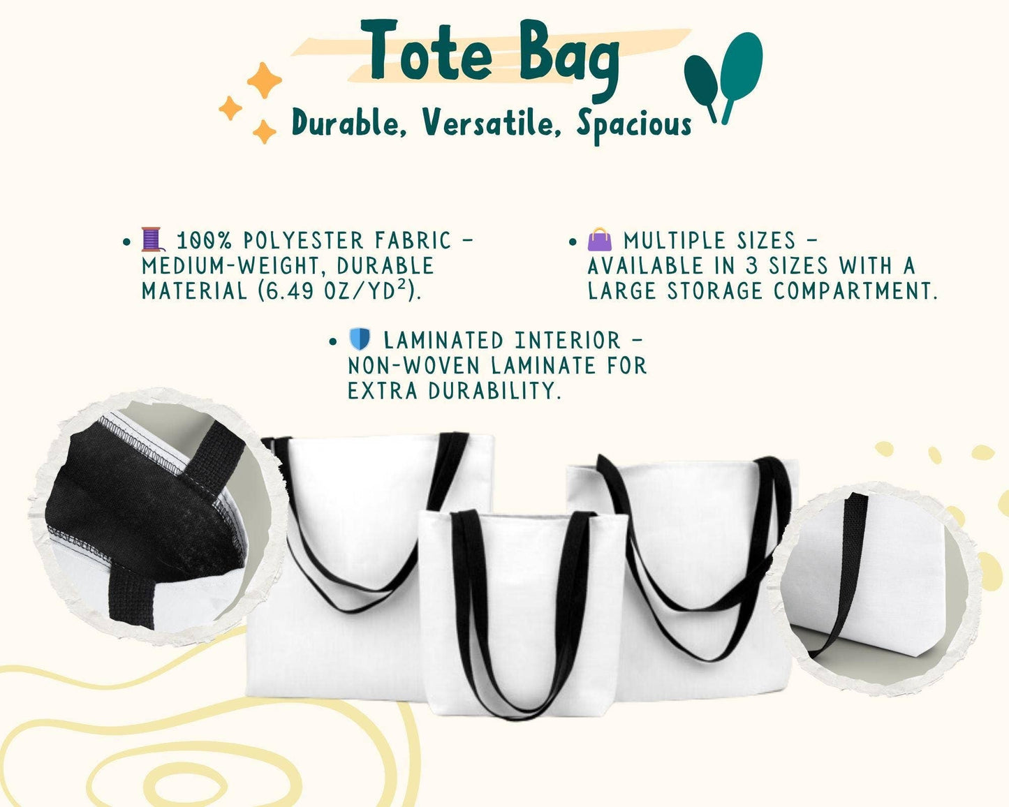 Vintage Dachshund Tote Bag for Dog Lovers and Daily Use: Black - Penelope Wigglebum's